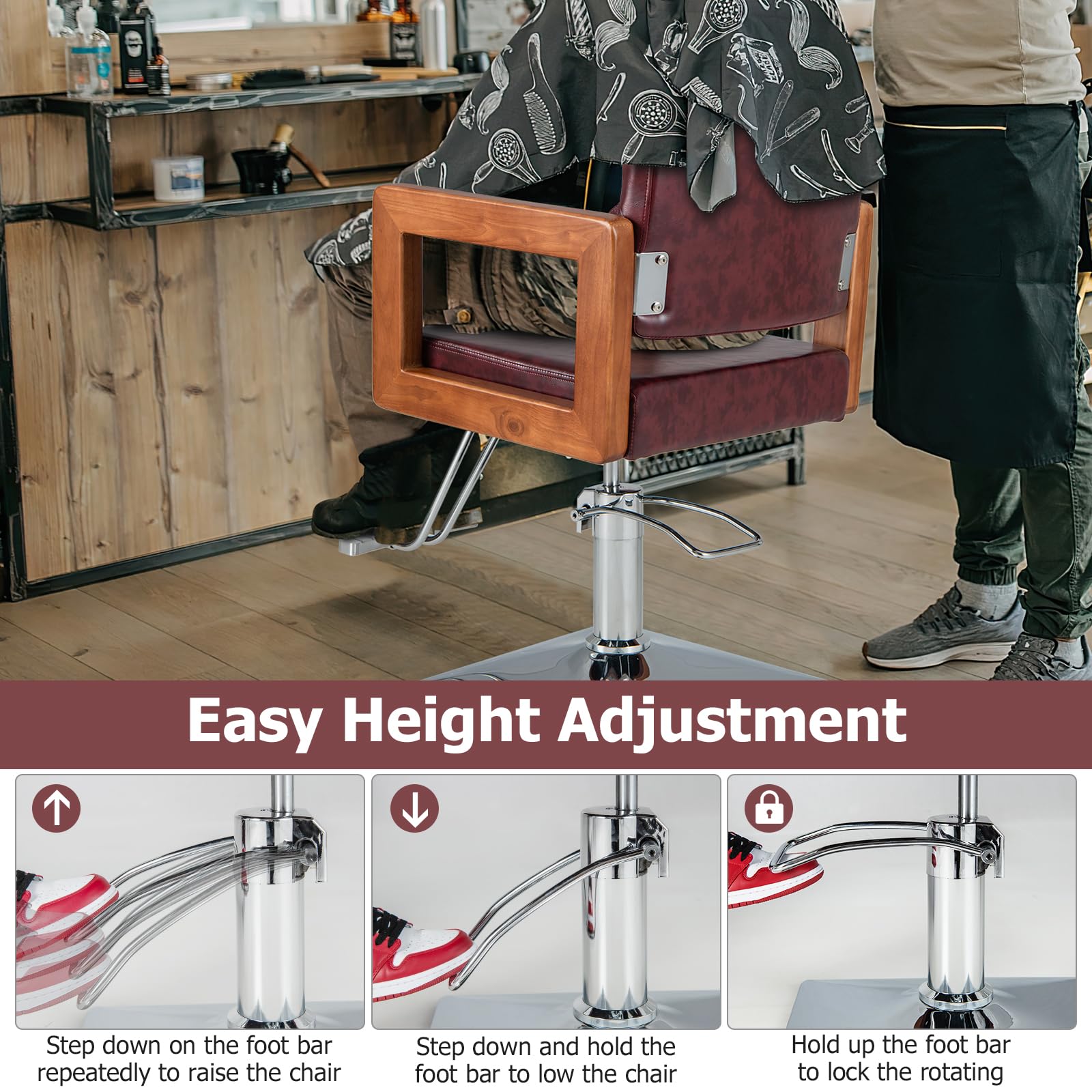 Giantex Barber Chair - Salon Chair for Hair Stylist