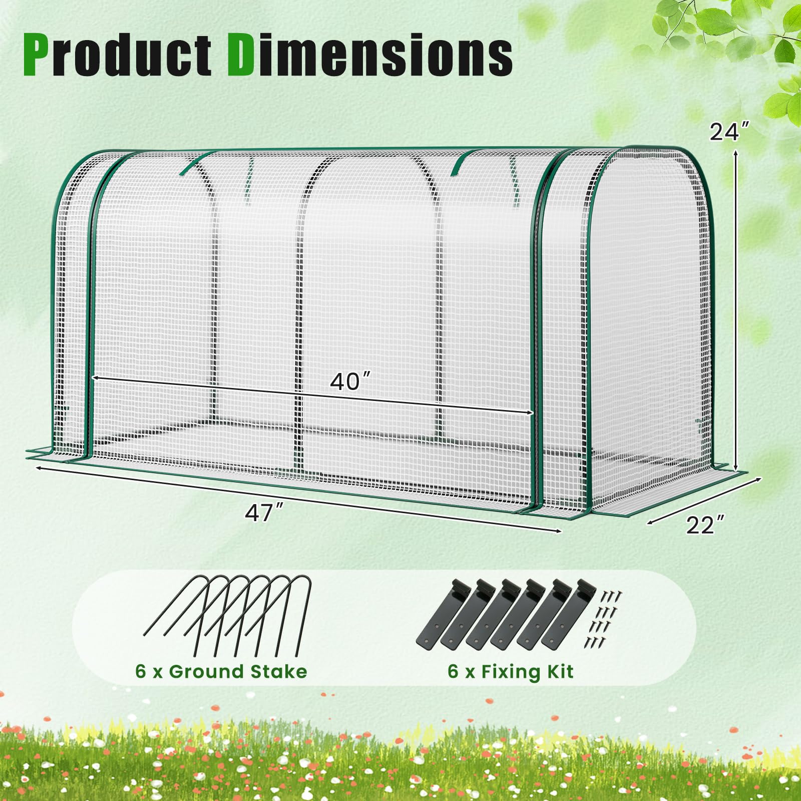 Giantex Raised Garden Bed with Cover