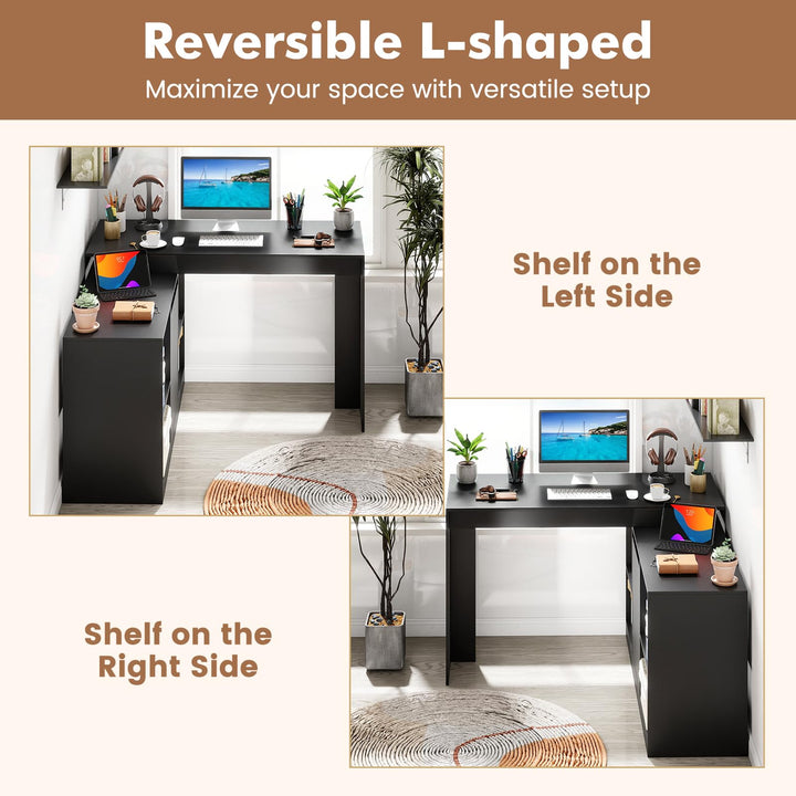Giantex 48" Reversible L-Shaped Computer Desk