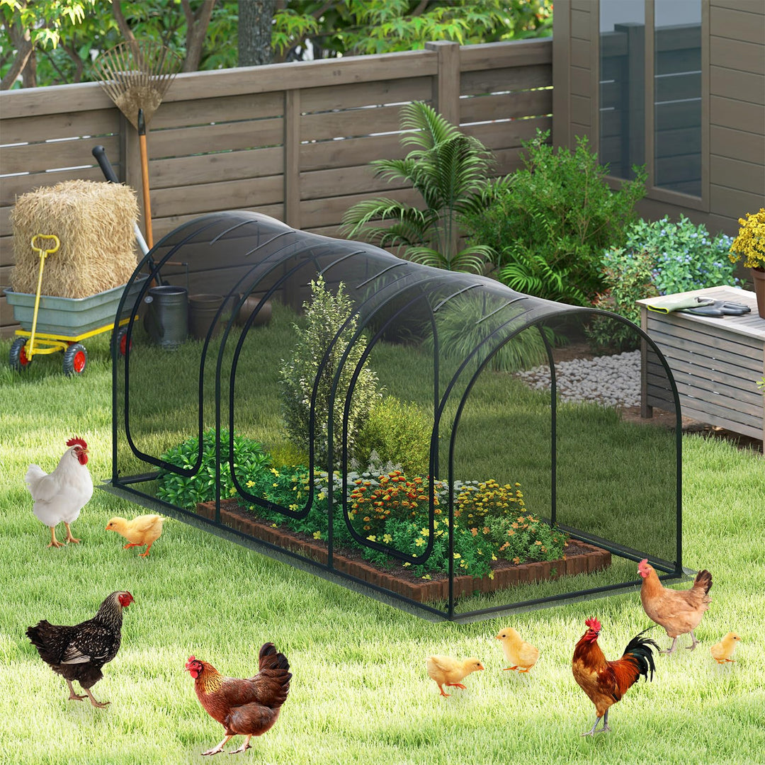 Giantex 108” x 48” x 47” Tunnel Crop Cage