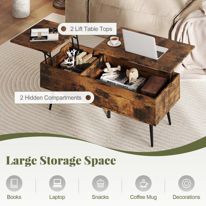 Giantex Lift Top Coffee Table for Living Room