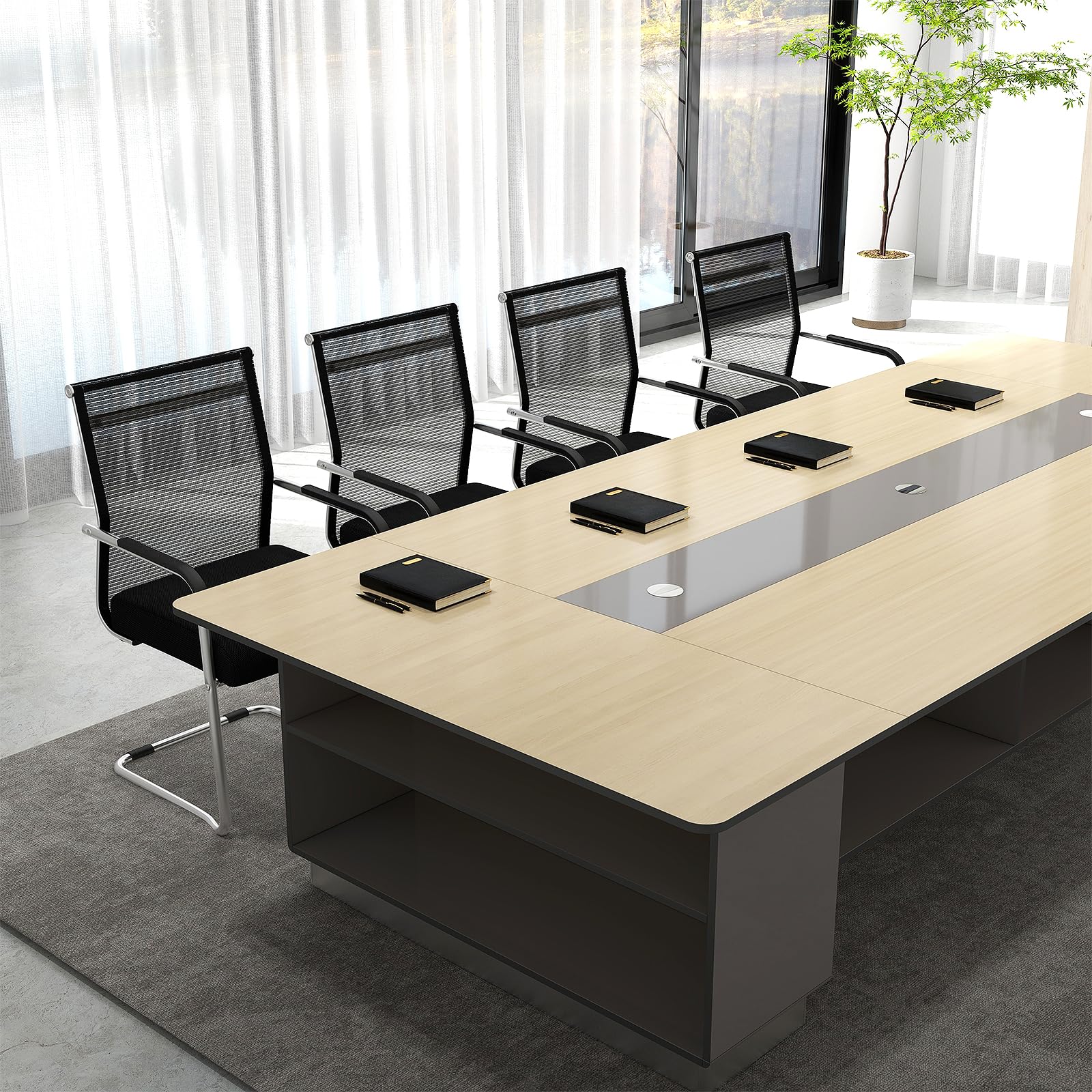 Giantex Waiting Room Chairs, Office Guest Chairs, Lobby Chairs with Metal Sled Base & Armrests