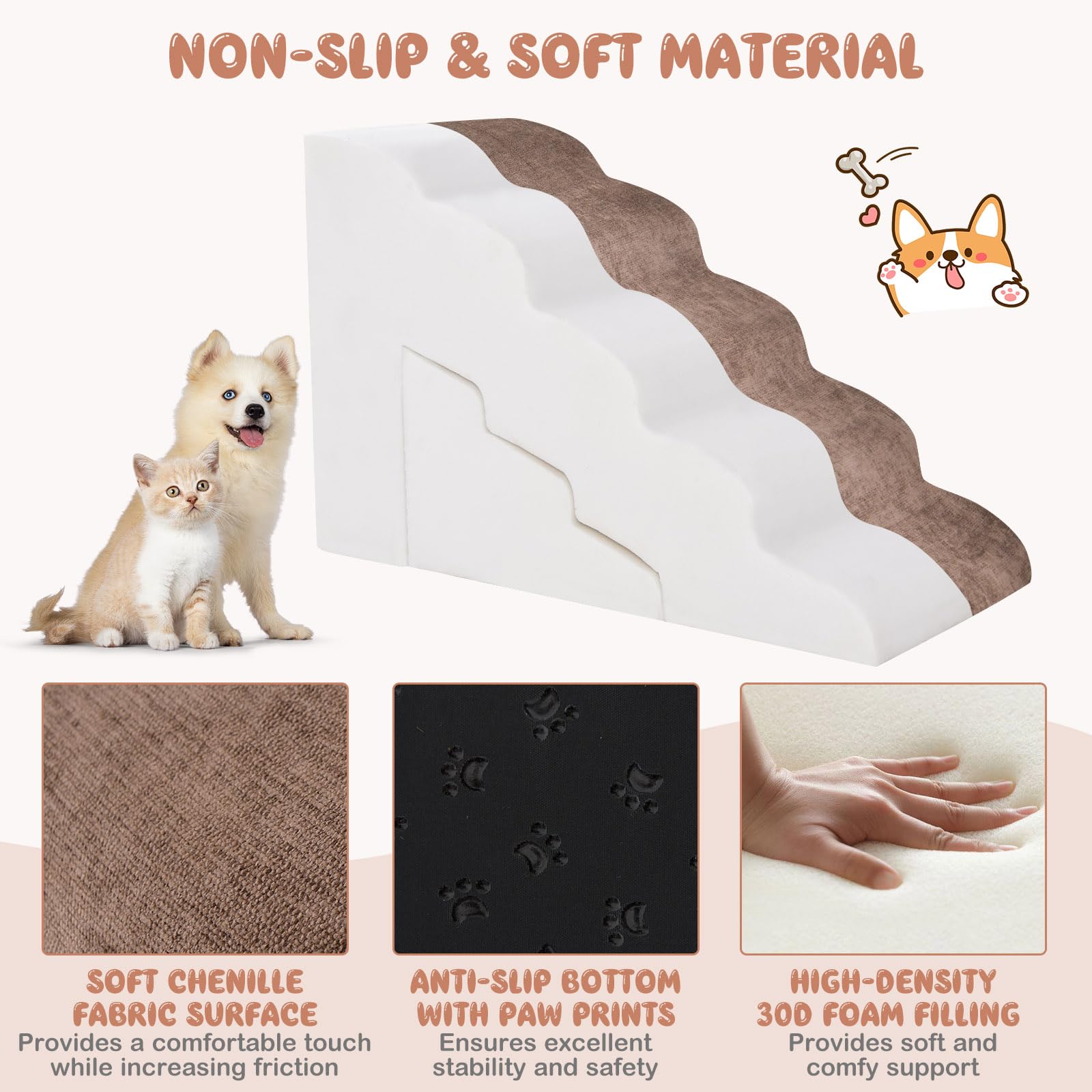 Giantex Dog Stairs Set