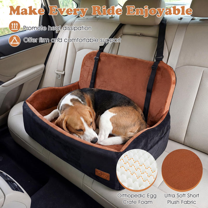 Giantex Orthopedic Dog Car Seat for Medium Dogs up to 55 lbs (32&