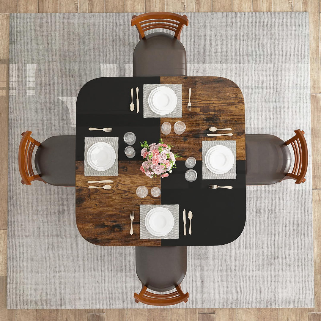 Giantex 47.5-inches Dining Table for 4 Square Kitchen Table