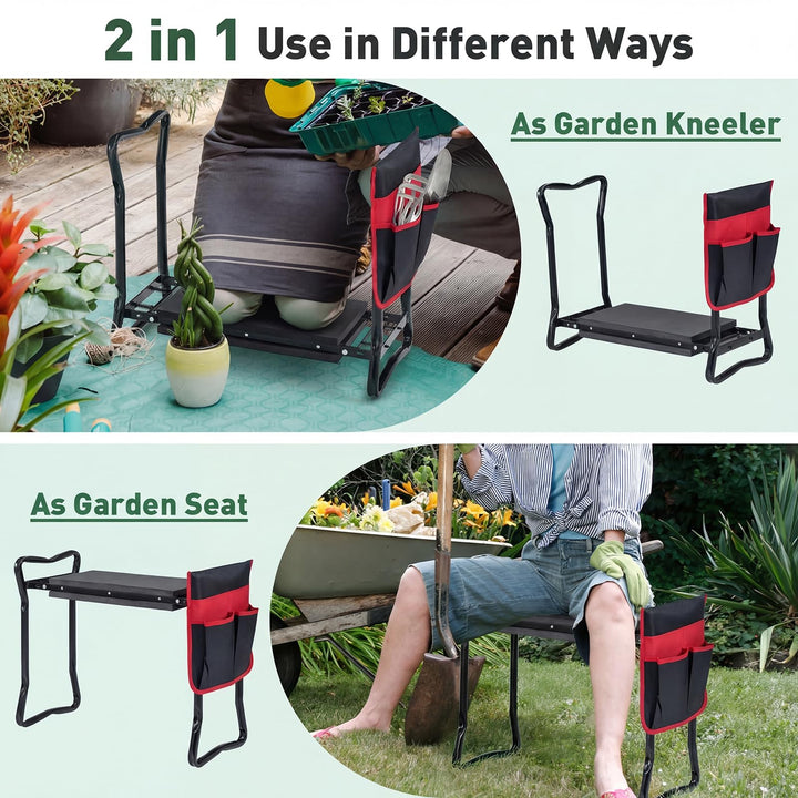 Giantex Garden Kneeler &amp; Seat Folding Gardening Stool