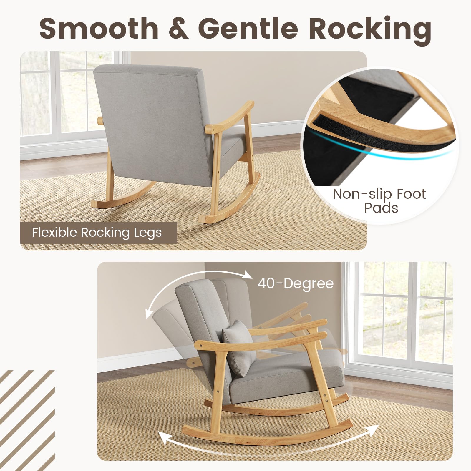 Giantex Rocking Chair Nursery