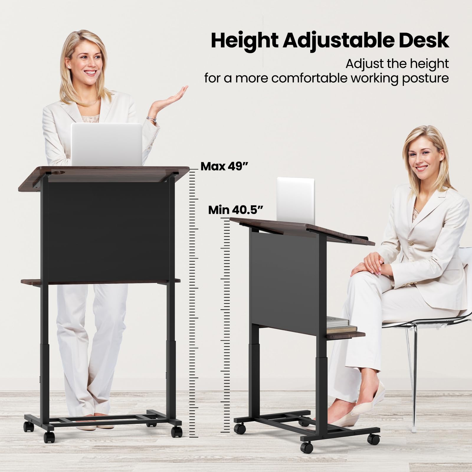 Giantex Mobile Podium Stand