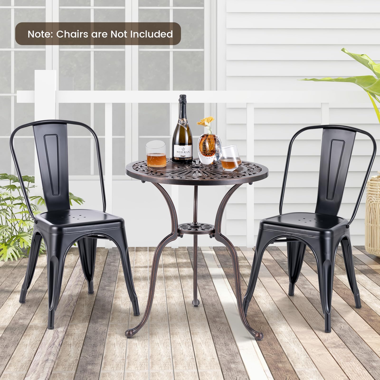 Giantex 24” Patio Bistro Table