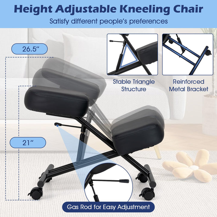 Giantex Ergonomic Kneeling Chair for Office
