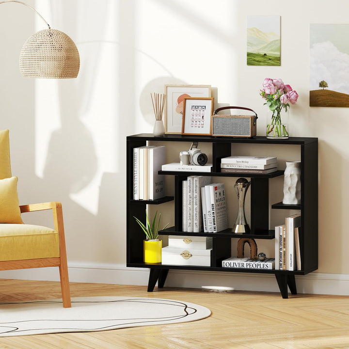 Giantex 3 Tier Geometric Bookshelf