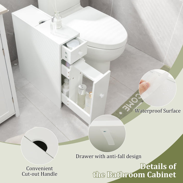 Giantex Small Bathroom Storage Cabinet