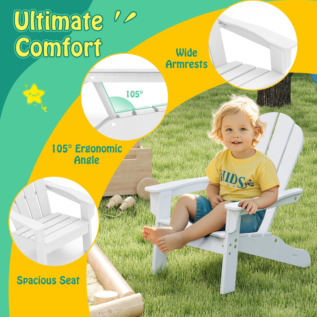 Giantex Adirondack Chairs Set of 2 for Adults and Kids