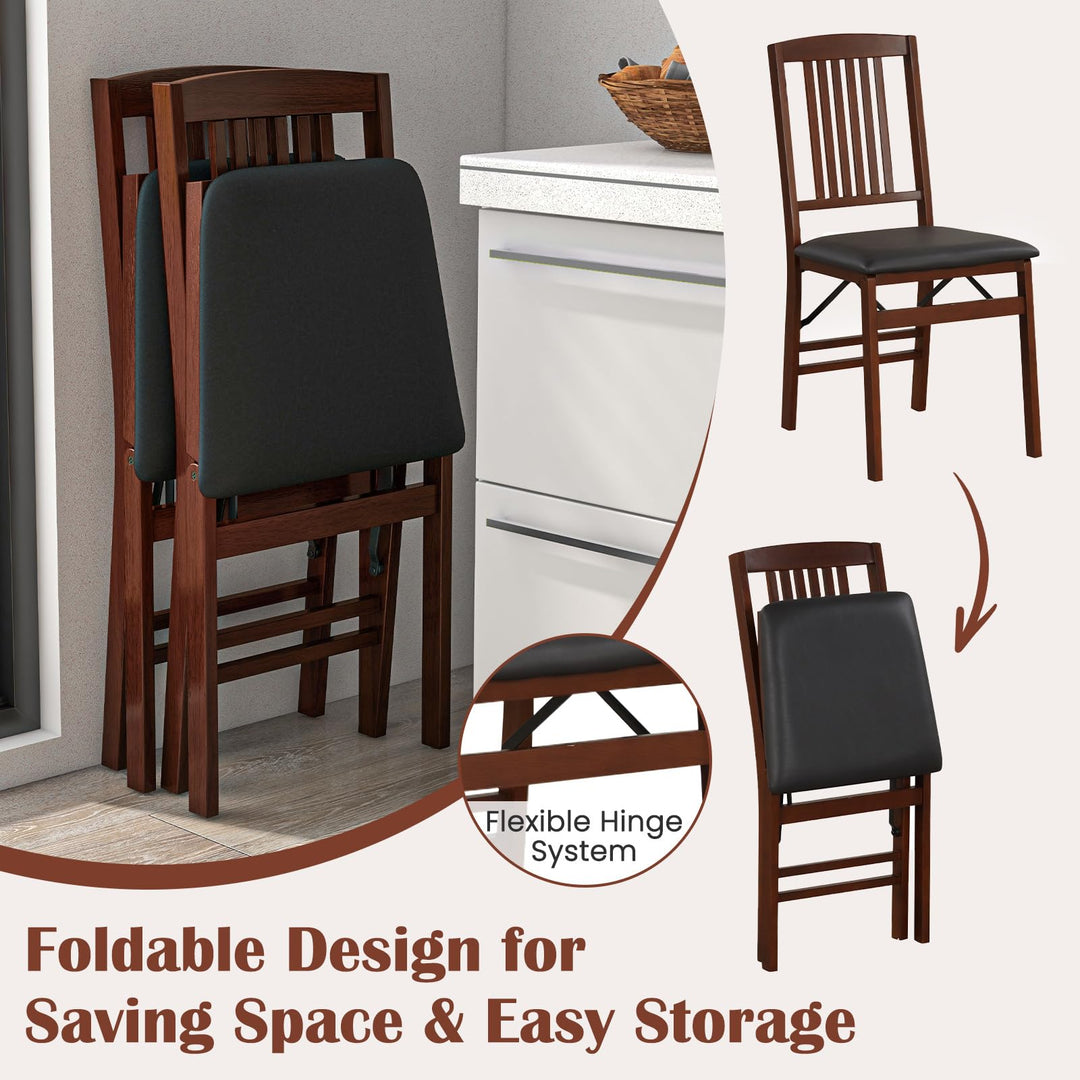 Giantex Folding Dining Chairs Set