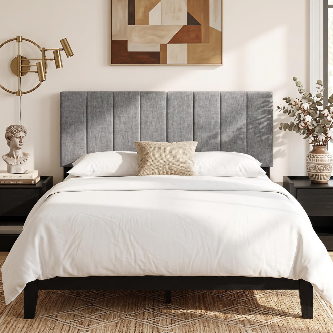 GIANTEX Linen Upholstered Headboard for Queen Full Size Bed
