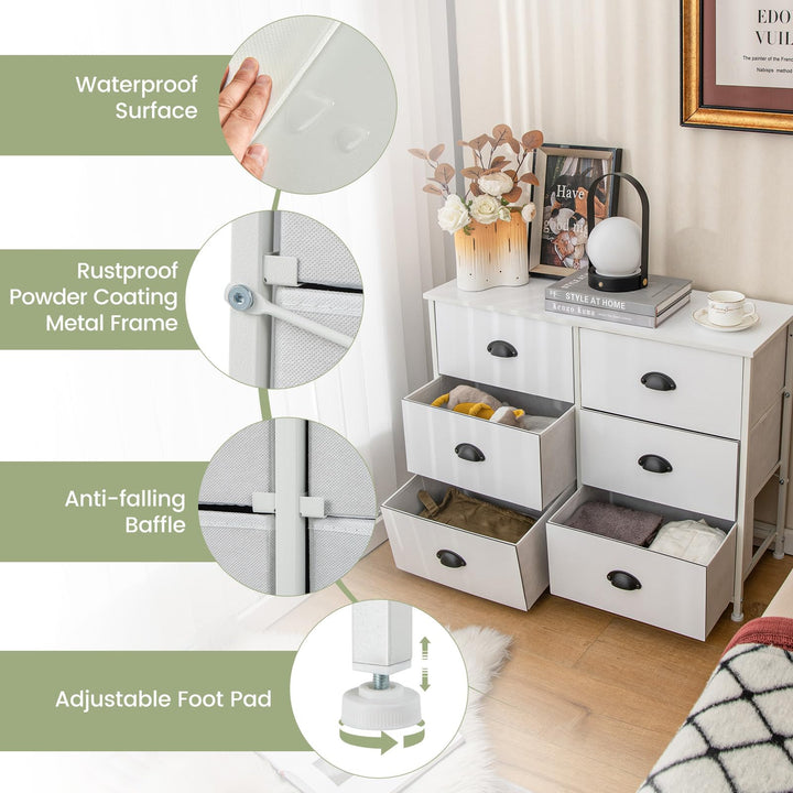 Giantex White Dresser for Bedroom