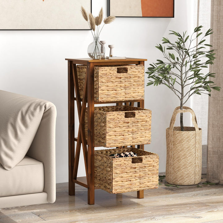 Giantex Wooden X-Design Side Table End Table