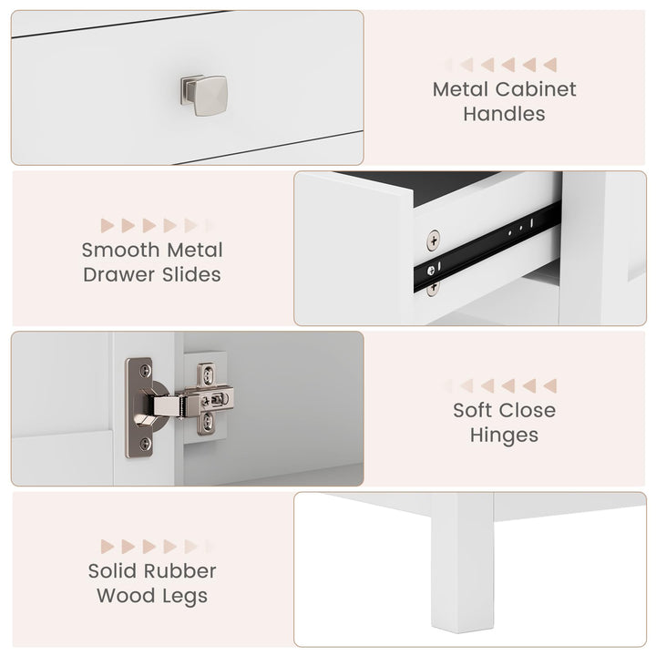 Giantex Bathroom Vanity with Ceramic Sink