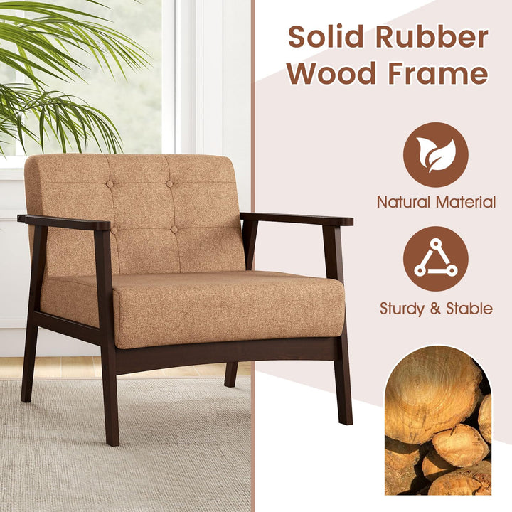 Giantex Mid Century Modern Accent Chair for Living Room