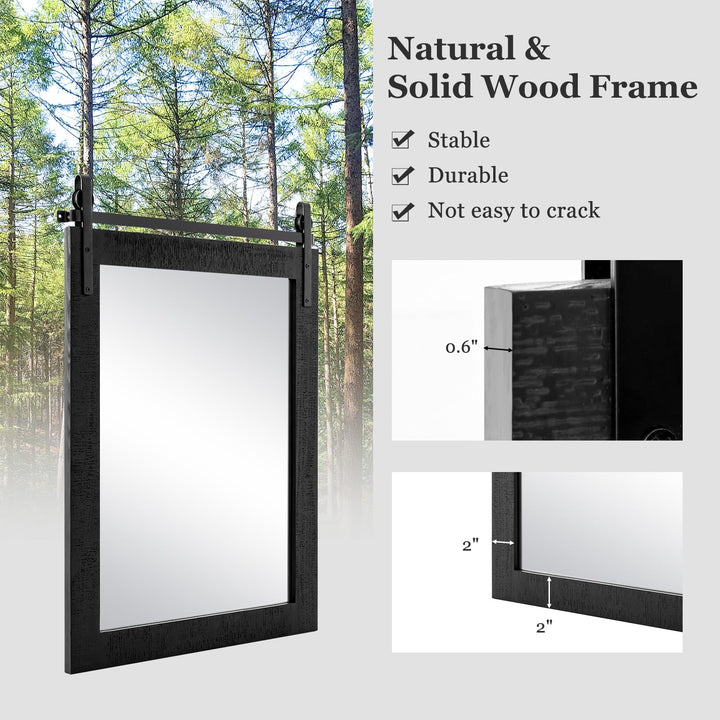 CHARMAID Farmhouse Wall Mirror