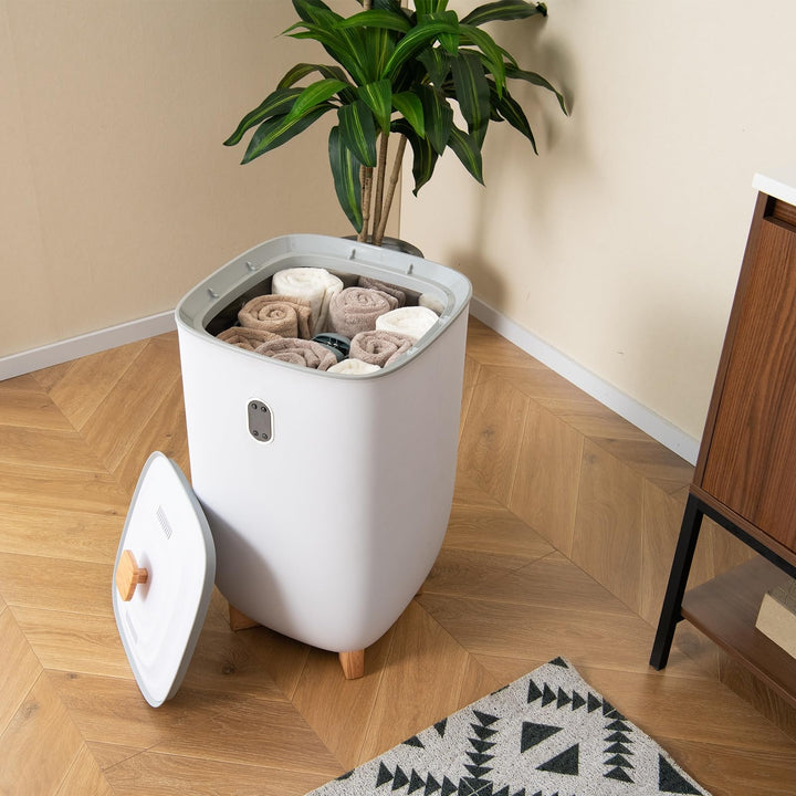 Giantex Large Towel Warmer Bucket - 35L Hot Towel Warmer for Bathroom Spa