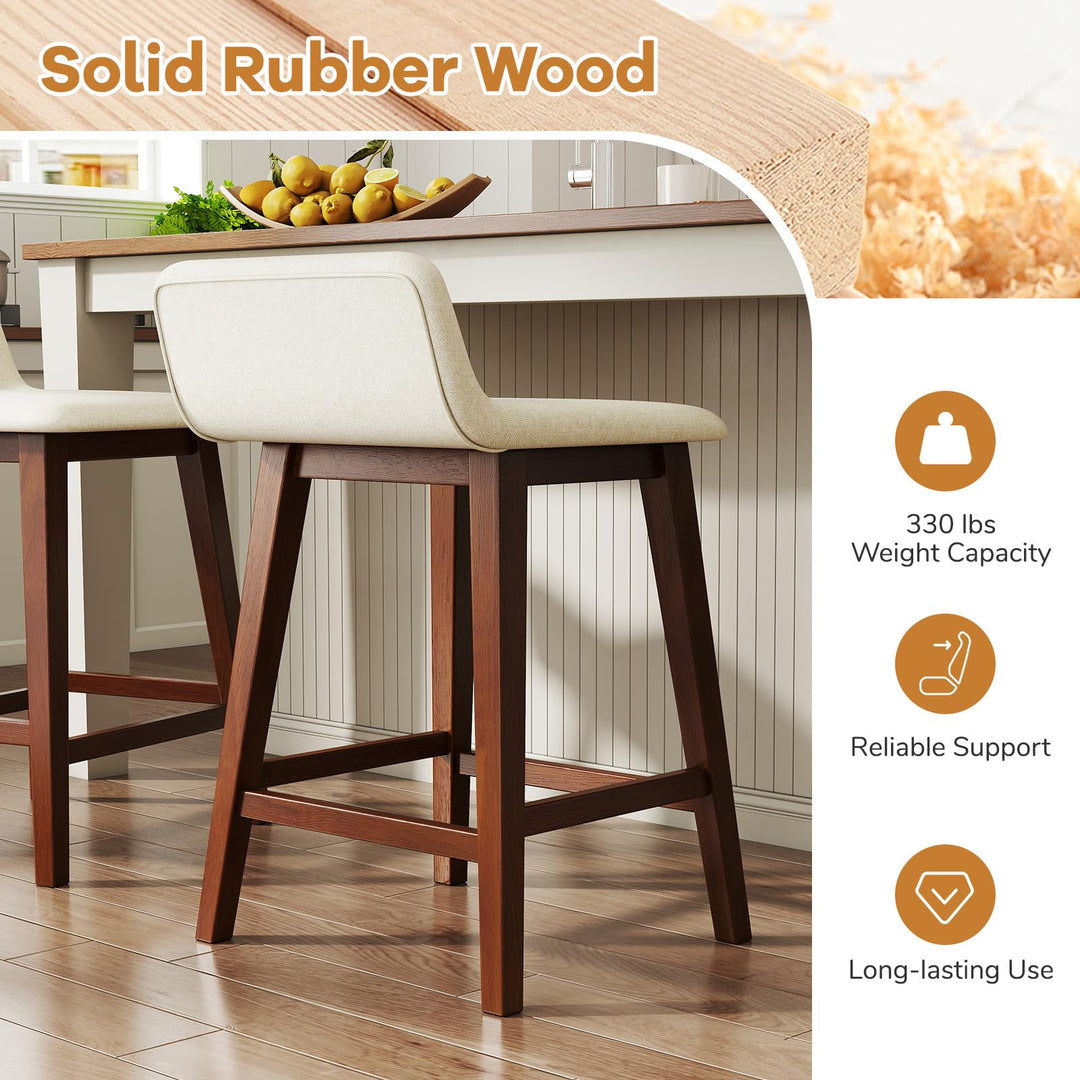 Giantex 24" Bar Stools Set of 2/4