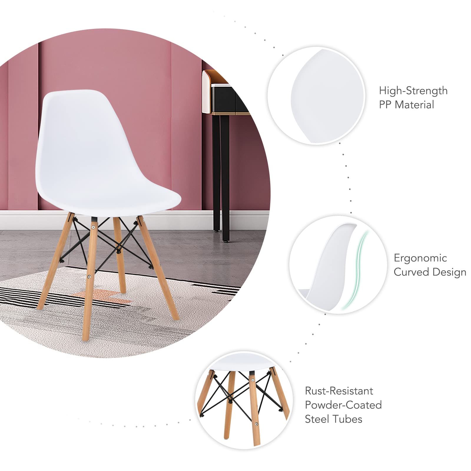Giantex 5-Piece Dining Table Set
