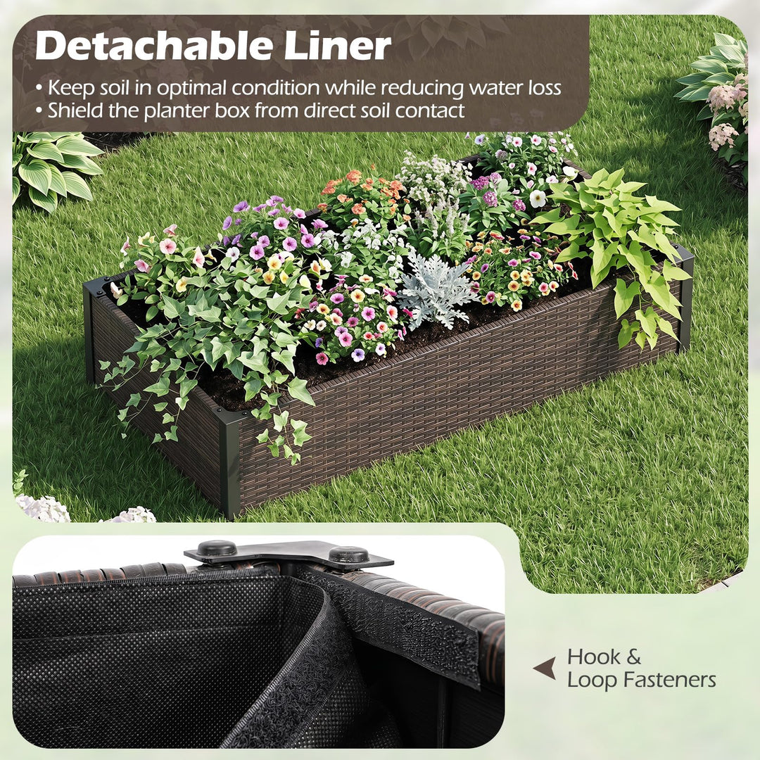 Giantex Raised Garden Bed for Vegetables Flowers Herbs