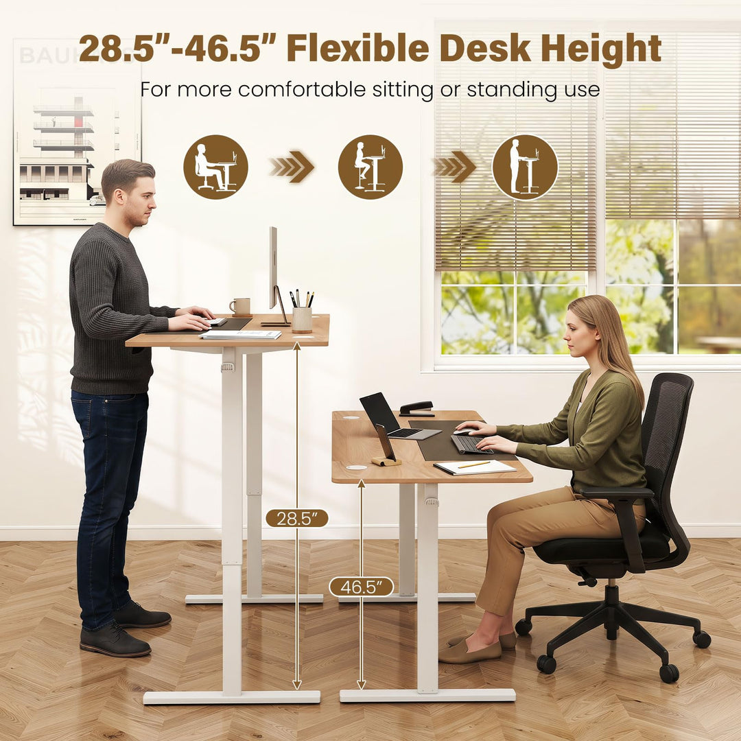 Giantex 63 x 24 Inch Electric Standing Desk w/ 3 Memory Presets