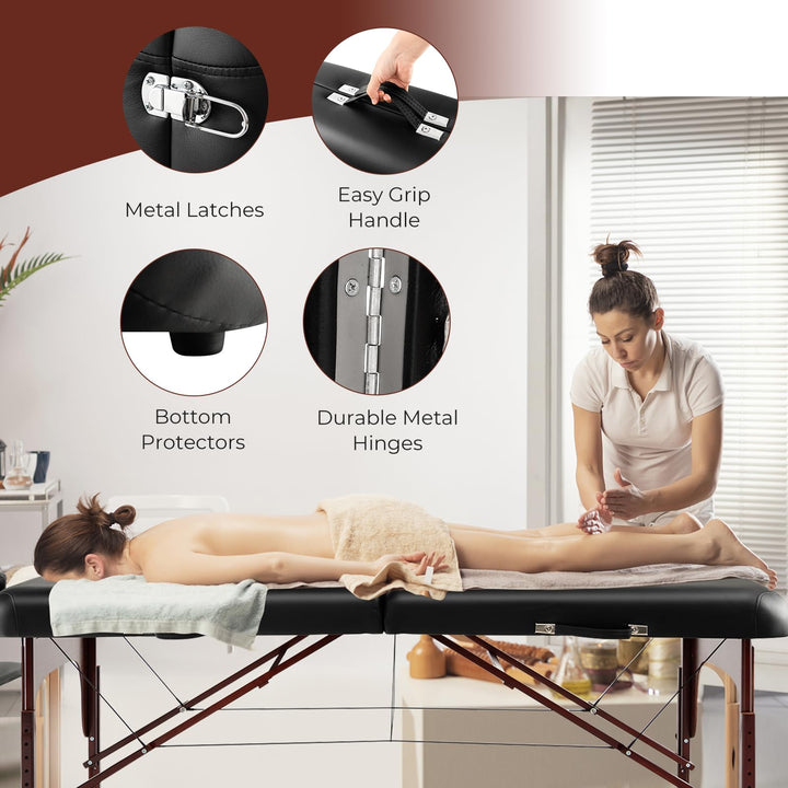 Portable Massage Table 84 Inch - Giantex