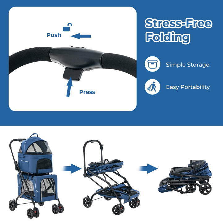 Giantex Double Dog Stroller