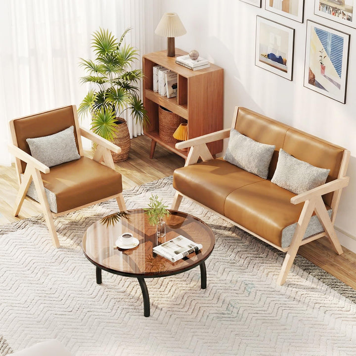 Giantex Mid-Century Modern Accent Chair for Living Room