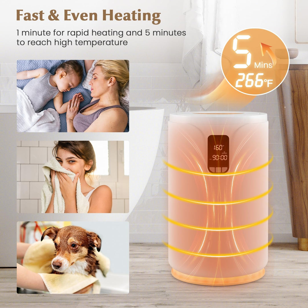Giantex Towel Warmer Bucket for Bathroom