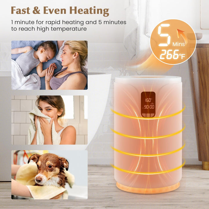 Giantex Towel Warmer Bucket for Bathroom