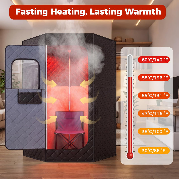 Giantex Portable Far Infrared Sauna for Home Relaxation
