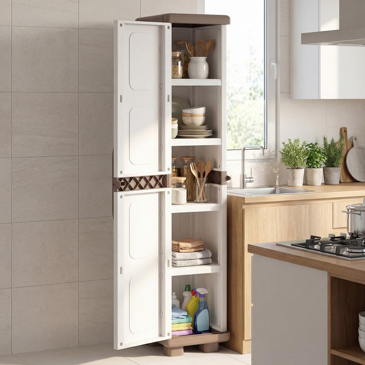 Giantex 70” Tall Slim Storage Cabinet with Single Door