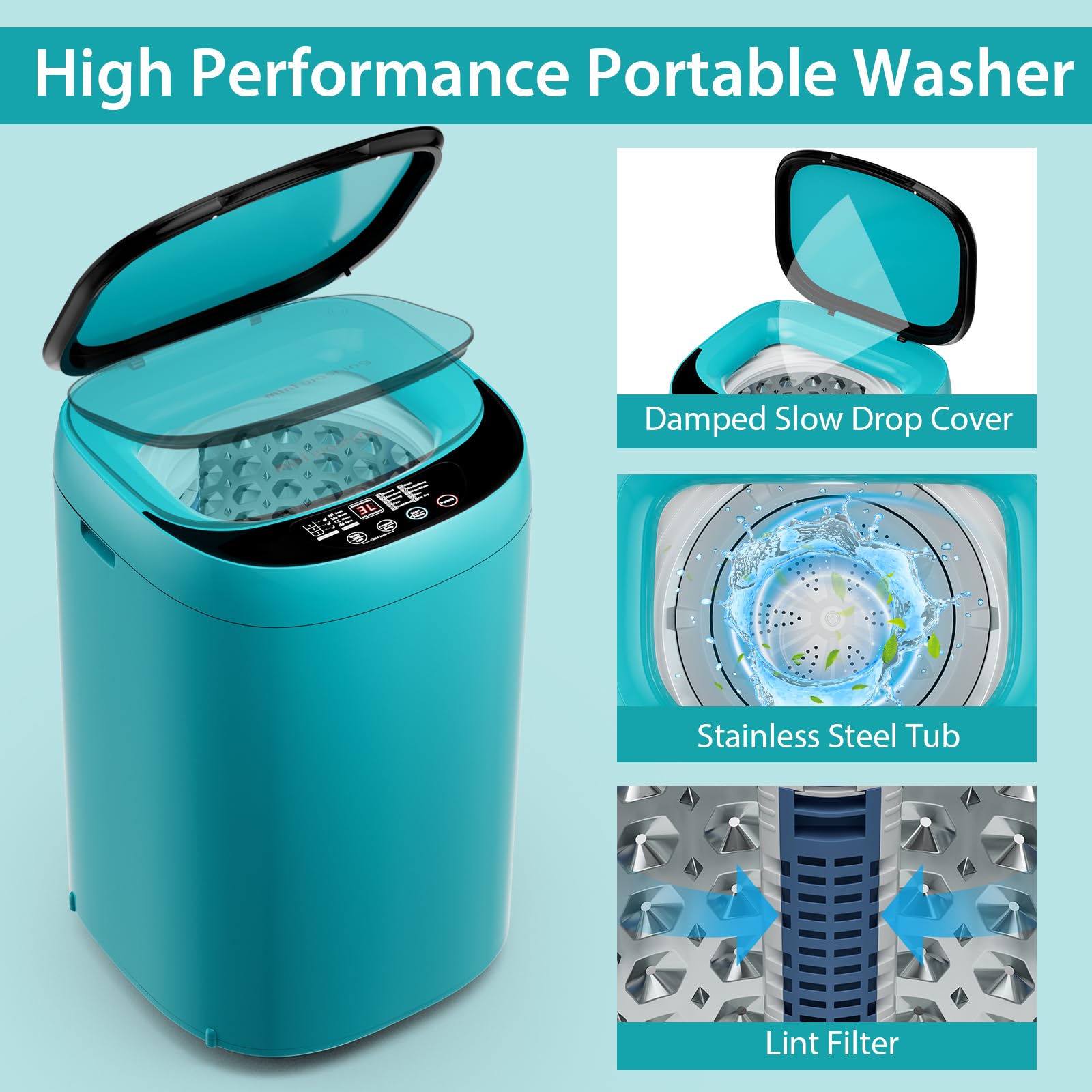 Giantex Portable Washing Machine – Giantexus