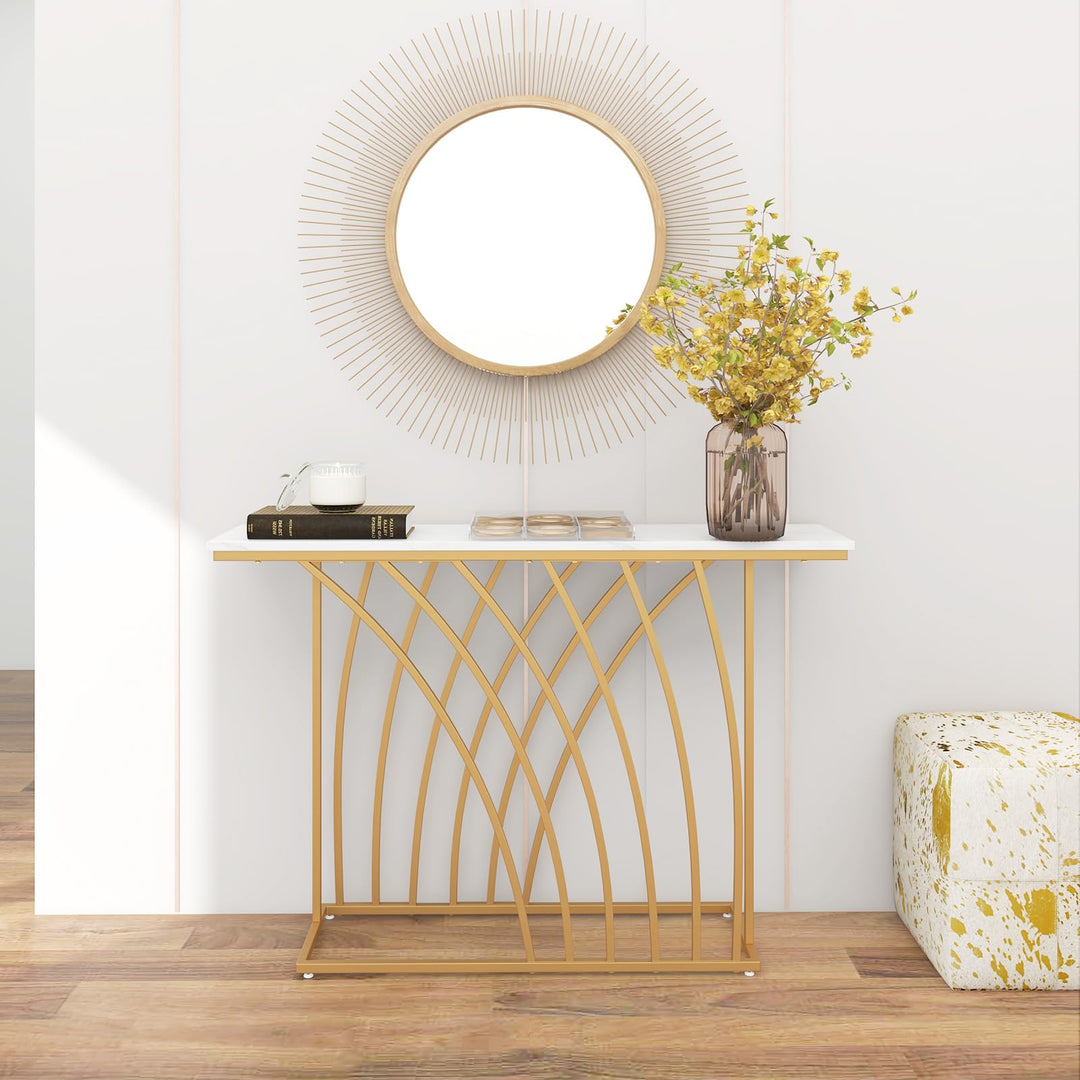 Giantex Entryway Table 48” Console Table - Accent Sofa Table