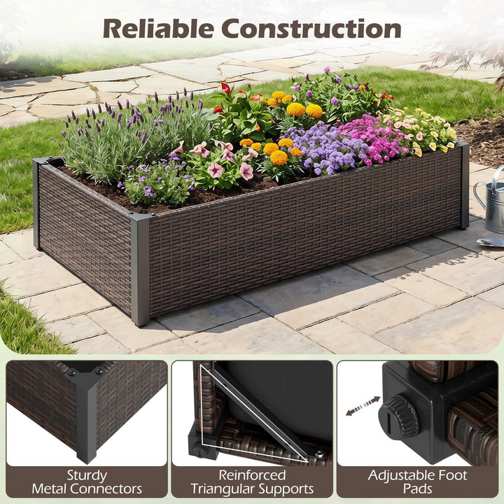Giantex Raised Garden Bed for Vegetables Flowers Herbs