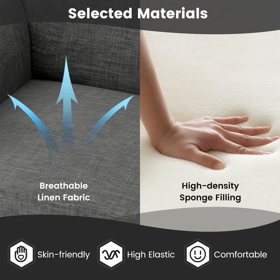 Giantex Fabric Executive Guest Chair