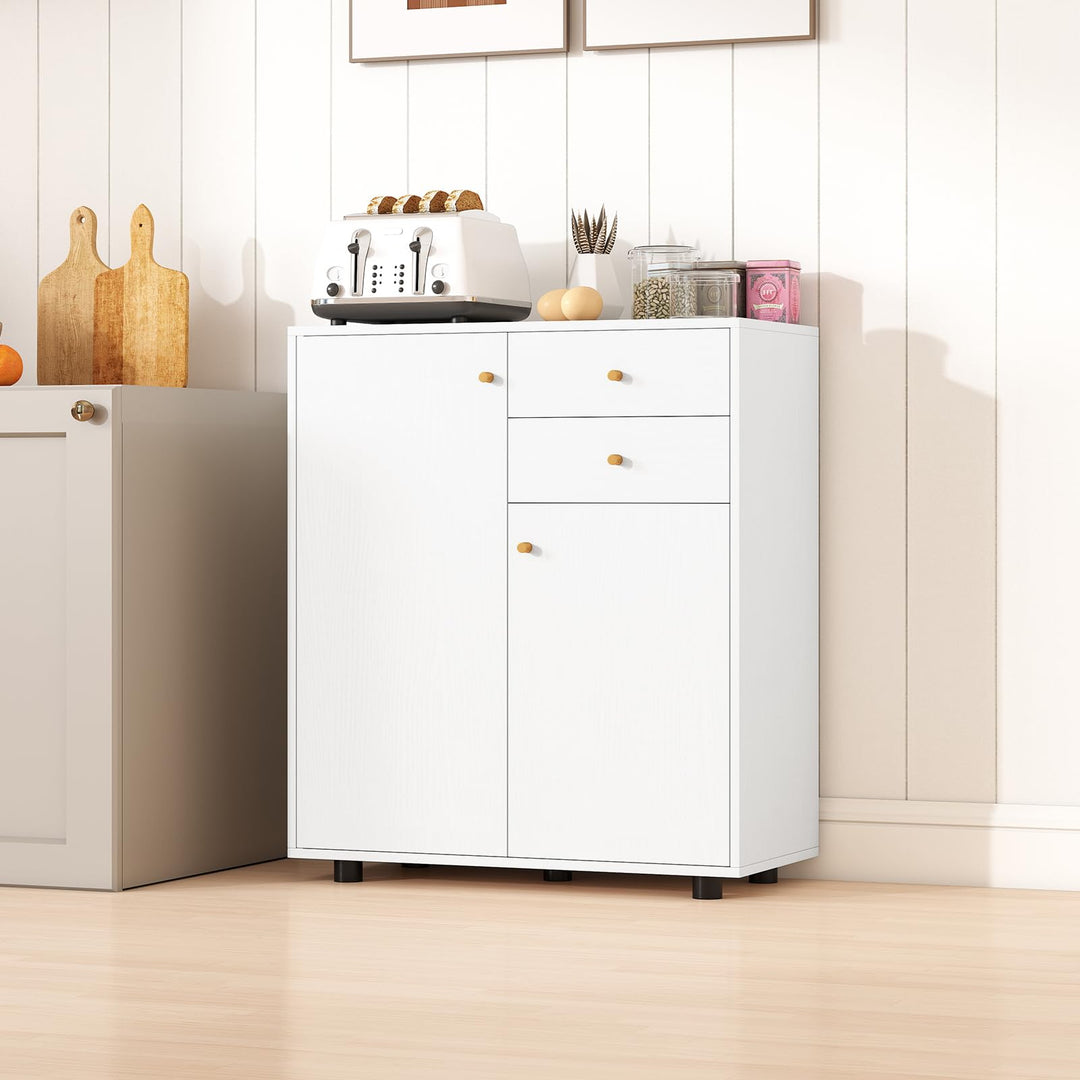 Giantex Sideboard Buffet Cabinet Modern Sideboard Storage Cabinet