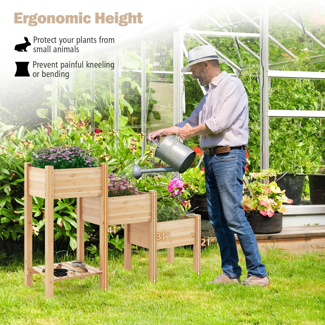 Giantex Raised Garden Bed Set of 3