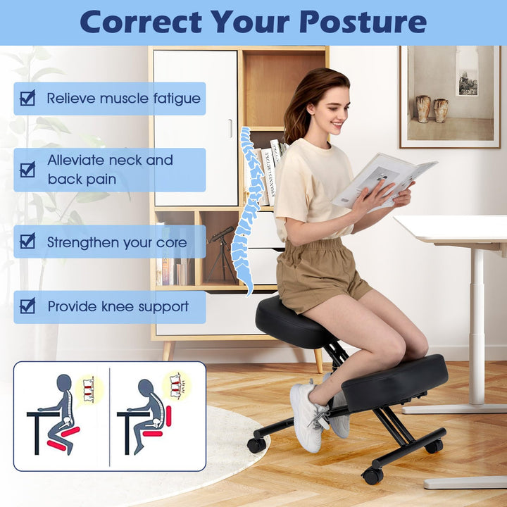 Giantex Ergonomic Kneeling Chair for Office