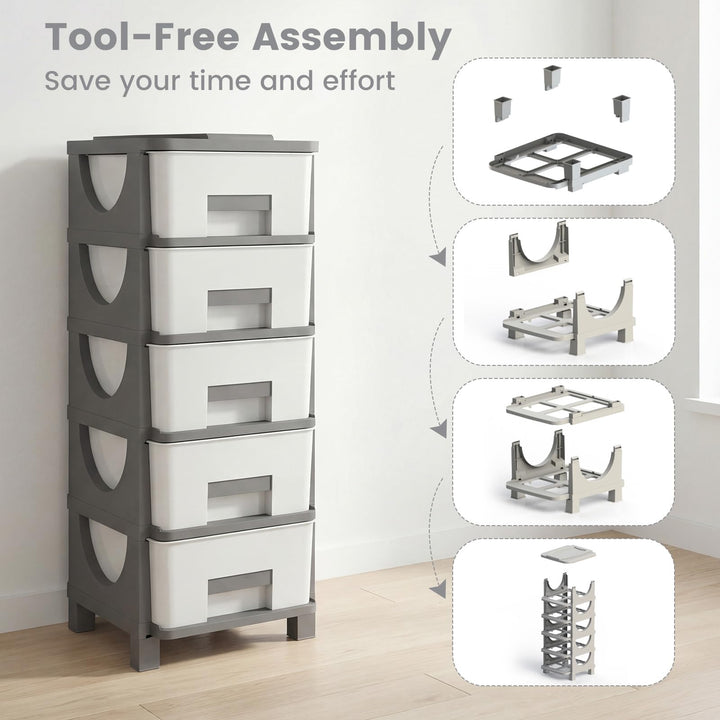 Giantex 5-Drawer Storage Organizer (1/2)