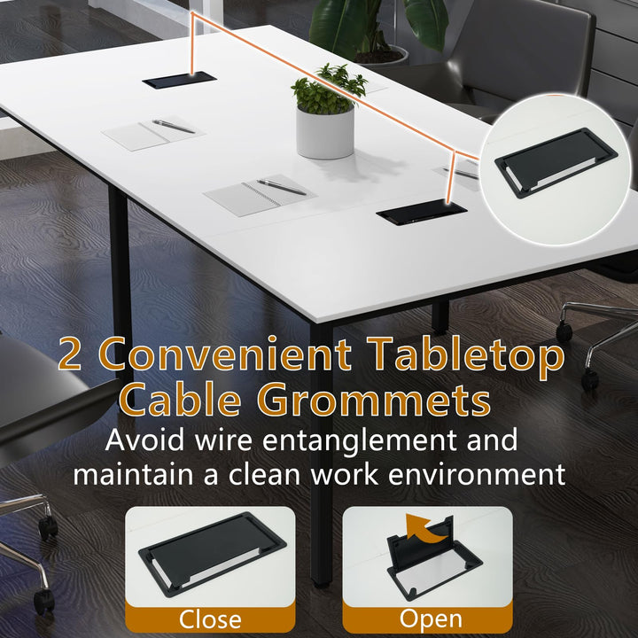 Giantex 94.5"x 48" Conference Table for 8-10 People