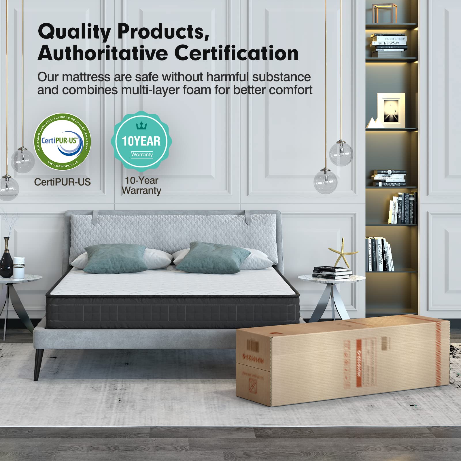 Giantex 8 Inch Mattress, Memory Foam Bed Mattress