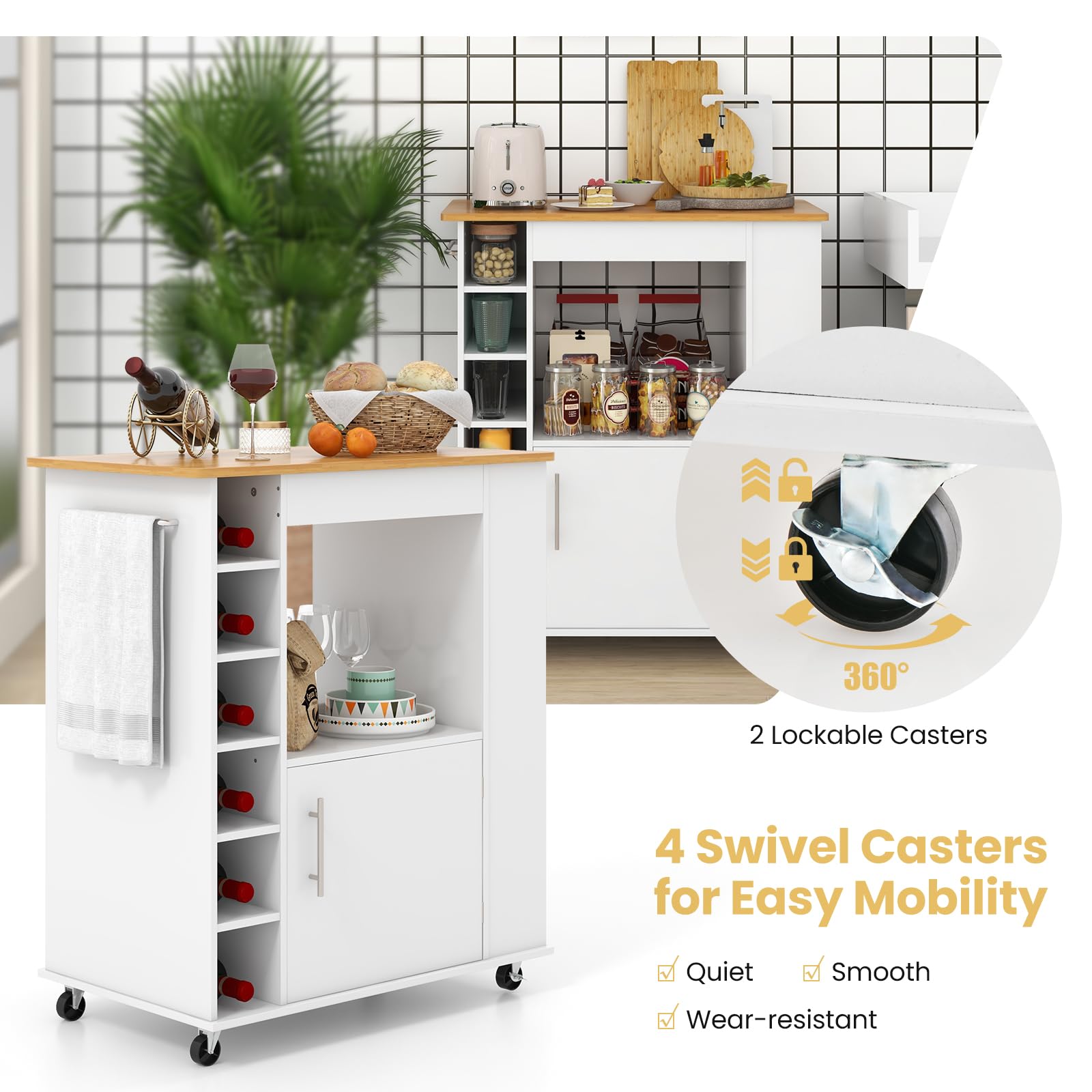 Giantex Kitchen Island