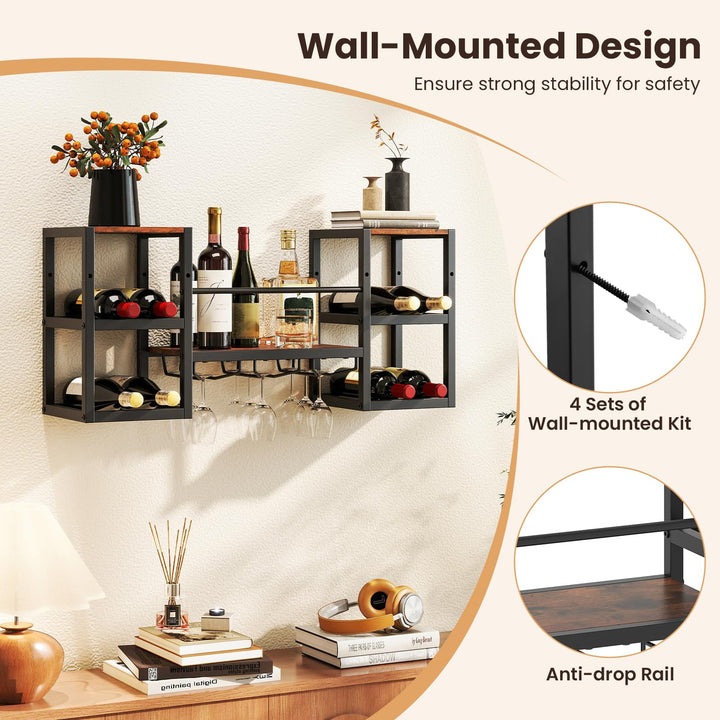 Giantex Wine Rack Wall Mounted