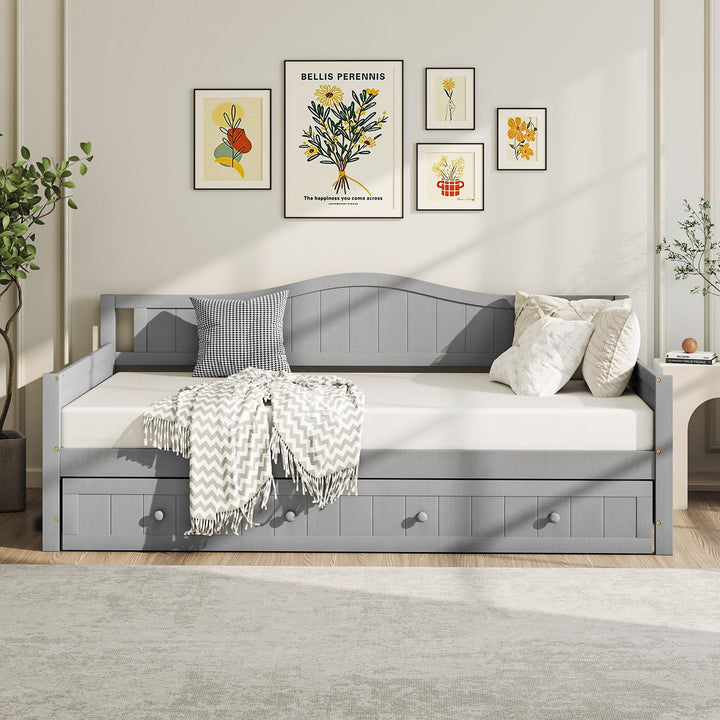 Giantex Twin Daybed with Trundle