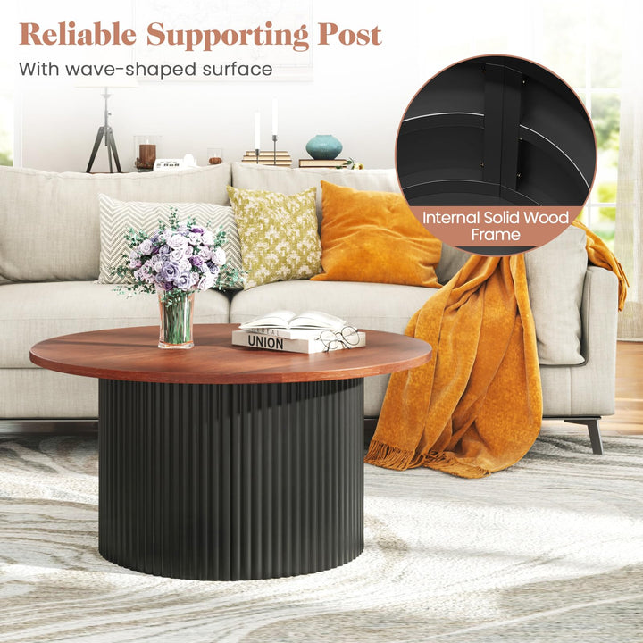Giantex Round Coffee Table